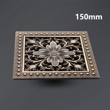 Bronskleurige doucheput badkamer