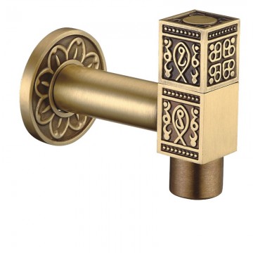 Bronskleurige hoekstopkraan 4