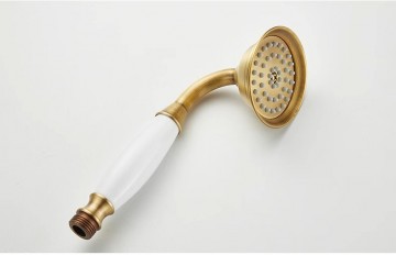 Bronskleurige inbouw landelijke regendouche 8