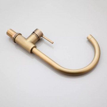 Bronskleurige keuken kraan b667