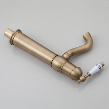 Bronskleurige landelijke mengkraan