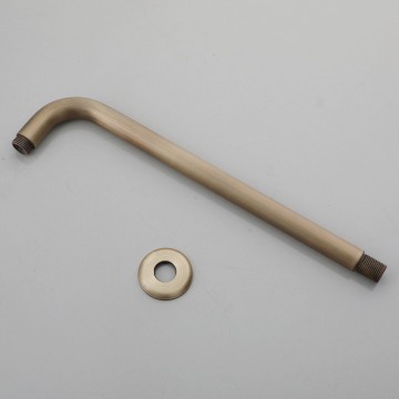 Bronskleurige muurstang douche 2