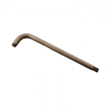 Bronskleurige muurstang douche 3