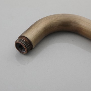 Bronskleurige muurstang douche 7