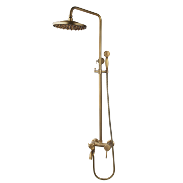 Bronskleurige regendouche 1