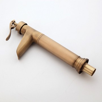 Bronskleurige watervalkraan landelijke mengkraan