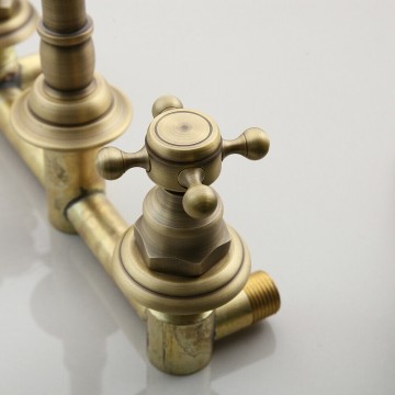 Bronzen nostalgische kraan bediening