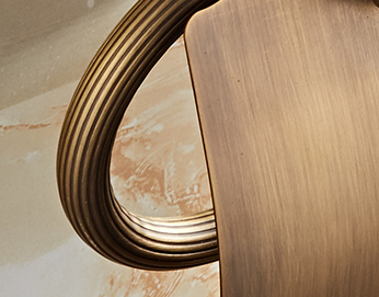 Bronzen wc rol houder 0