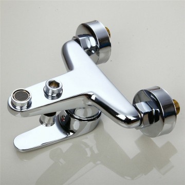 Chroom badkraan incl handdouche