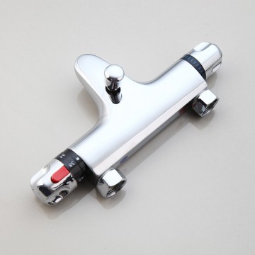 Chroom badkraan thermostatisch