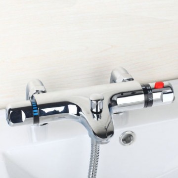 Chroom badrand badkraan thermostatisch 3
