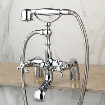 Chroom badrand badkraan