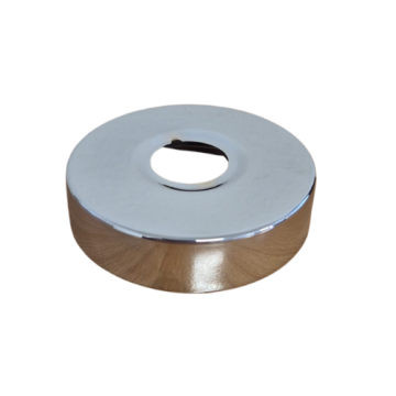 Chroom badrozet 8cm 18mm 