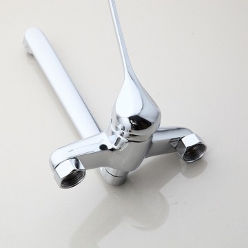 Chroom elleboog kraan mengkraan