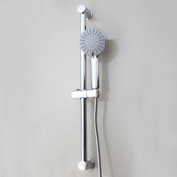 Chroom glijstang met handdouche