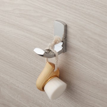 Chroom handdoekhaakje