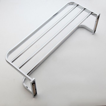 Chroom handdoekrek muurbevestiging 0