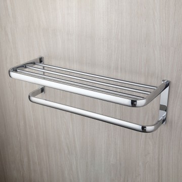 Chroom handdoekrek voor badkamer