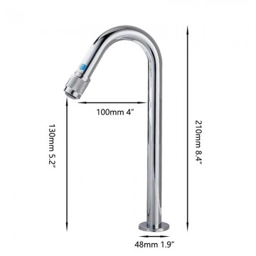 Chroom koud water fonteinkraan