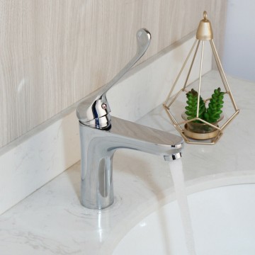 Chroom mengkraan met elleboog bediening