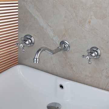 Chroom muurkraan elegant landelijk