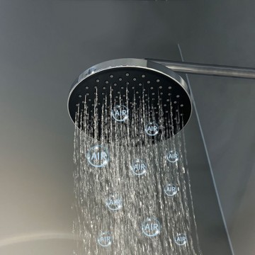 Chroom opbouw regendouche mengkraan 12