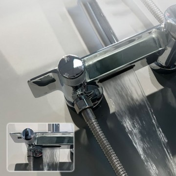 Chroom opbouw regendouche mengkraan 4