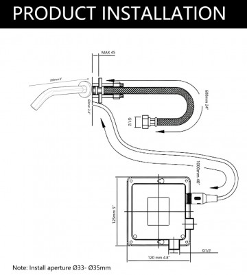 Chroom sensorkranen sz 110