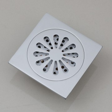 Chroom vloerput doucheput