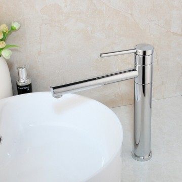 Chroom wastafel kraan 0