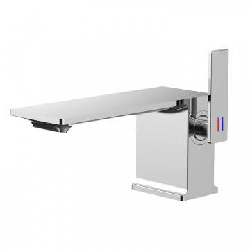 Chroom wastafelkraan 4