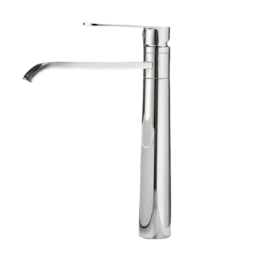 Chroom wastafelkraan hoog model