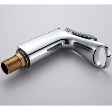 Chroom wastafelkraan keramische schijven 11