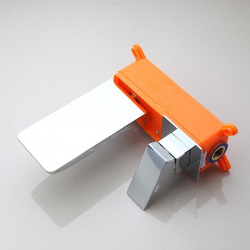 Chroom waterval inbouw kraan mengkraan