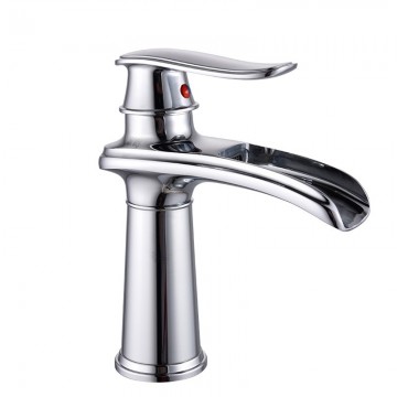 Chroom waterval wastafel mengkraan 2