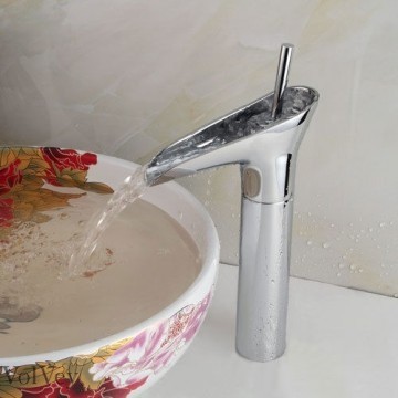 Chroom watervalkraan 1