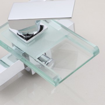 Chroom watervalkraan badkraan