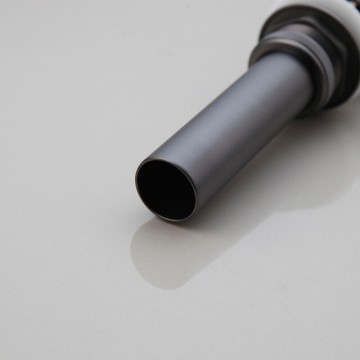 Click  afvoer gun metal zonder overloop