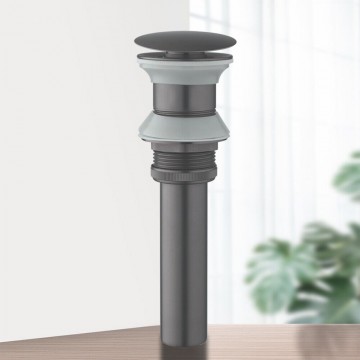 Click afvoer gun metal zonder overloop