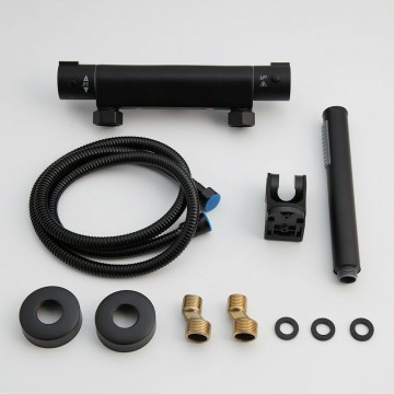 Complete set douchekraan zwart