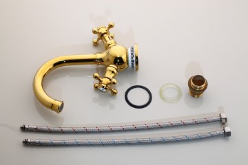 Complete set gouden kraan