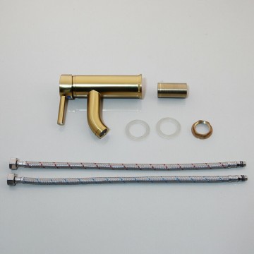 Complete set mat gouden sunrise gouden kraan