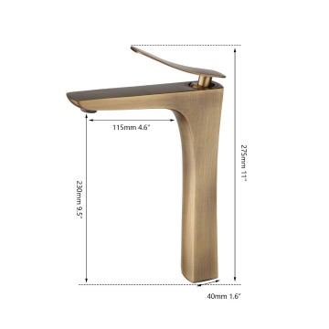 Details bronzen mengkraan hoog model