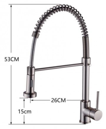 Details keukenkraan olie brons