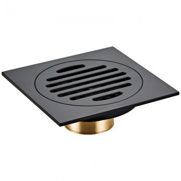 Douche put zwart afgewerkt