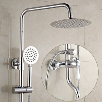 Douche set chroom opbouw