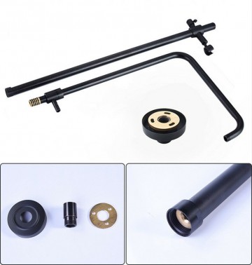 Douche set opbouw zwart