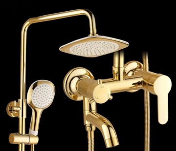 Doucheset goud afgewerkt