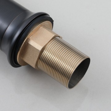 Draadbuis 32 mm olie bronzen kraan