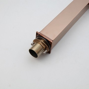 Draadbuis hoge rose goudkleurige mengkraan